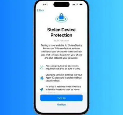 金波乡苹果授权维修店分享被盗设备保护功能开启方法