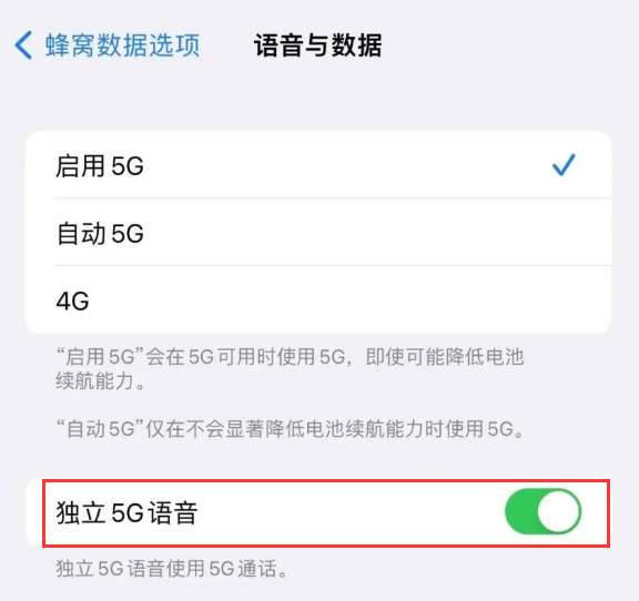金波乡苹果14维修分享iPhone 14 Pro如何开启VoNR 