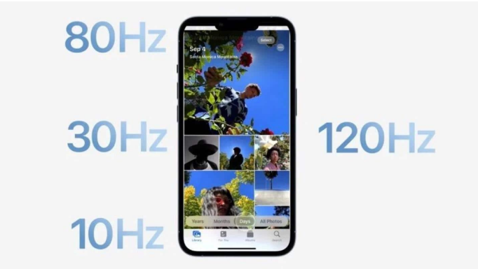 金波乡苹果14维修分享iPhone 14有高刷吗 